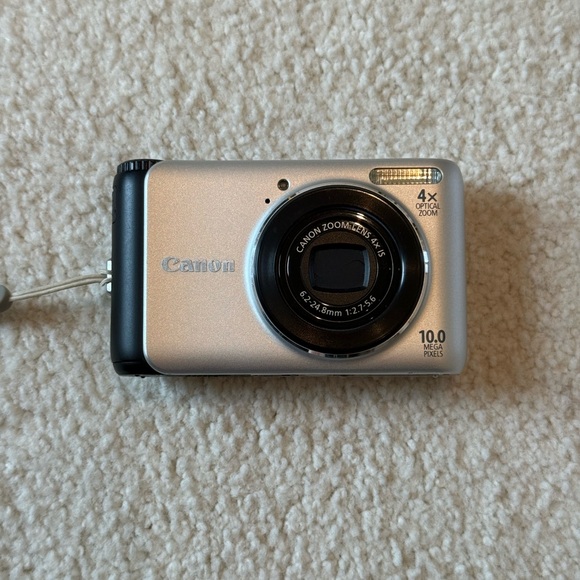 Canon PowerShot A3000 IS Digital Camera 10.0 Megapixels 4x Optical Zoom Silver - Picture 2 of 7